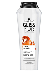 Bild zu 4 x Gliss Kur Shampoo Total Repair (250 ml), Haarshampoo für 4,91€