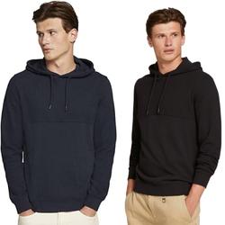 Bild zu TOM TAILOR Denim Herren Hoodie Sweatshirt mit Struktur, Blau oder Schwarz (Gr.: S – XXL) für 13,99€ (VG: 22,94€)