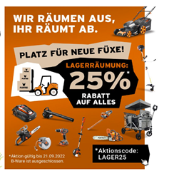 Bild zu Fuxtec ,,Lagerräumung”: 25% Rabatt auf Alles