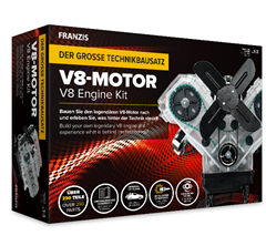 Bild zu Franzis V8-Motor Motorbausatz (67114) für 48,71€ (VG: 89,76€)