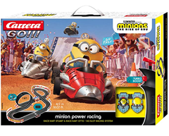 Bild zu Carrera GO!!! Minion Power Racing Rennstrecken-Set | 4,9m elektrische Rennbahn mit 2 Autos für 35,99€