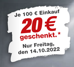 Bild zu [am morgigen Freitag] Toom: je 100€ Einkaufswert einen 20€ Gutschein