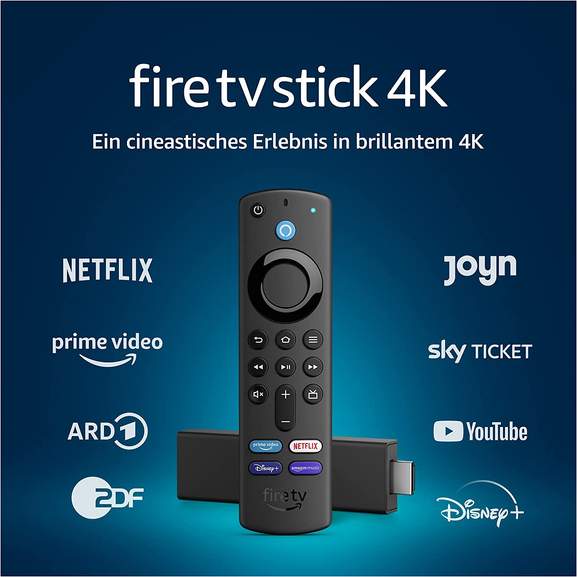 Bild zu [endet heute] Amazon Fire TV Geräte im Angebot, so z.B. Fire TV Stick 4K mit Alexa-Sprachfernbedienung für 24,99€ (Vergleich: 41,17)