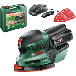 Bild zu Bosch Akku Multischleifer PSM 18 LI (1 Akku, 18 Volt System, im Koffer) für 69,99€ (VG: 89€)