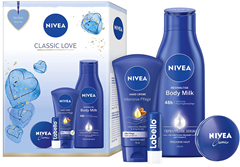 Bild zu NIVEA Classic Love Set, Geschenkset mit verwöhnenden Pflegeprodukten (4teilig) für 5,96€