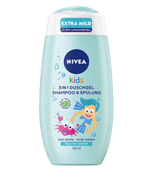 Bild zu NIVEA KIDS 3in1 Duschgel, Shampoo & Spülung (250 ml) für 1,40€