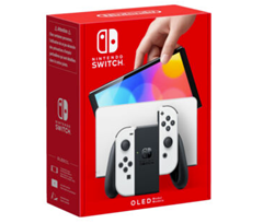 Bild zu [Super] NINTENDO Switch (OLED-Modell) Spielekonsole, Weiß, 64 GB für 283,05€ (VG: 329,99€)