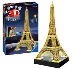 Bild zu Ravensburger 3D Puzzle 12579 – Eiffelturm in Paris bei Nacht für 20,99€ (VG: 26,02€)