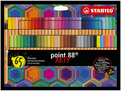 Bild zu Fineliner – STABILO point 88 – ARTY – 65er Pack – mit 65 verschiedenen Farben für 24,80€ (VG: 39,79€)