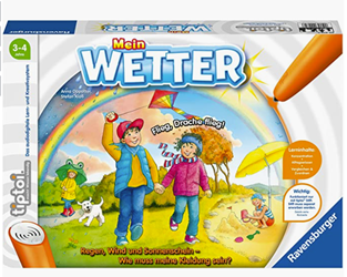 Bild zu Ravensburger tiptoi Spiel 00074 Mein Wetter – Lernspiel von Ravensburger ab 3 Jahren für 1-4 Spieler für 9,77€ (VG: 18,98€)