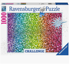 Bild zu Ravensburger Puzzle 16745 – Challenge Puzzle Glitzer – 1000 Teile für 7€