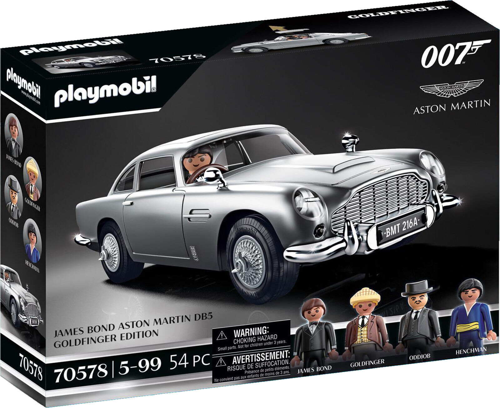 Bild zu Playmobil James Bond Aston Martin DB5 (70578) für 42,49€ (Vergleich: 49,89€)