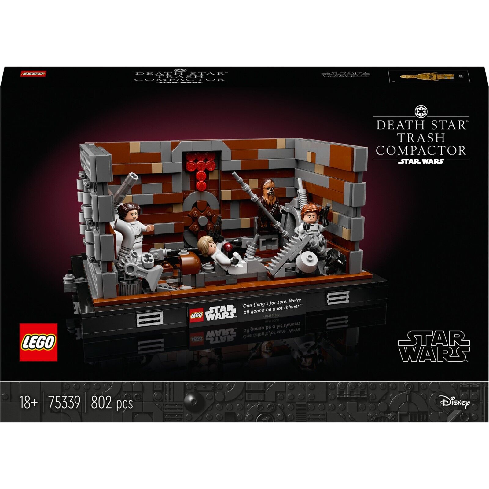 Bild zu Lego Star Wars Müllpresse im Todesstern (75339) für 69,90€ (Vergleich: 83,94€)