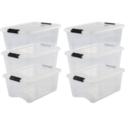 Bild zu 6er Set Iris Ohyama New Top Box 15L Aufbewahrungsboxen für 28,22€ (VG: 44,99€)