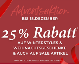 Bild zu [endet heute] Engelhorn: 25% Rabatt auf ausgewählte Winterstyles & Weihnachtsgeschenke (auch auf Sale)