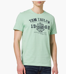 Bild zu TOM TAILOR Herren T-Shirt mit Logoprint für 6,99€