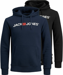 Bild zu JACK & JONES Männer Hoodie 2er-Pack für 27,29€ (= 13,65€ pro Pullover)