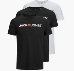 Bild zu JACK & JONES Männer T-Shirt 3er-Pack für 17,93€