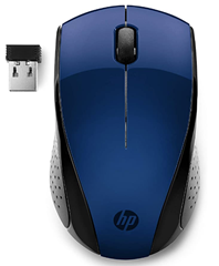 Bild zu HP Maus 220 (kabellos, Links- und Rechtshänder) blau für 9,99€ (VG: 16,94€)