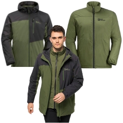 Bild zu Jack Wolfskin Feldberg 3-in-1 Softshelljacke (Gr.: S(48) – XXL (60)) für 100,24€ (VG: 148,47€)