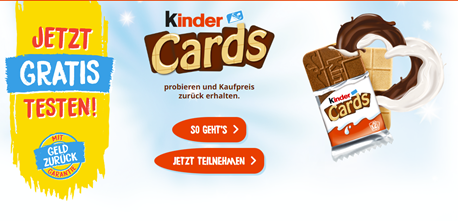 Bild zu Kinder Cards gratis testen