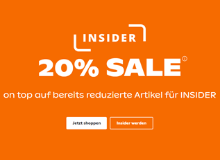 Bild zu 20% Extra Rabatt auf alle Sale Artikel als Insider