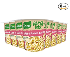 Bild zu [schnell?] 8 x Knorr Pasta Snack Käse-Sahne-Sauce für 5,06€ (= 63 Cent je Packung)