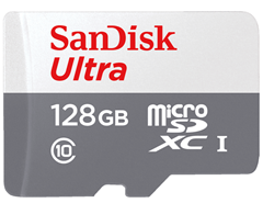 Bild zu SANDISK ULTRA, Micro-SDXC Speicherkarte, 128 GB, 100 MB/s für 12,99€ (VG: 19,37€)