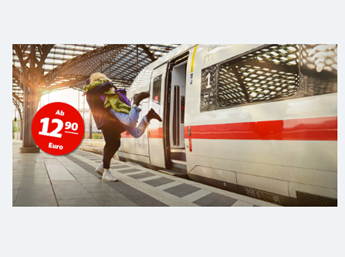 Bild zu Deutsche Bahn Super Sparpreis Aktion mit ausgewählte Tickets für 12,90€