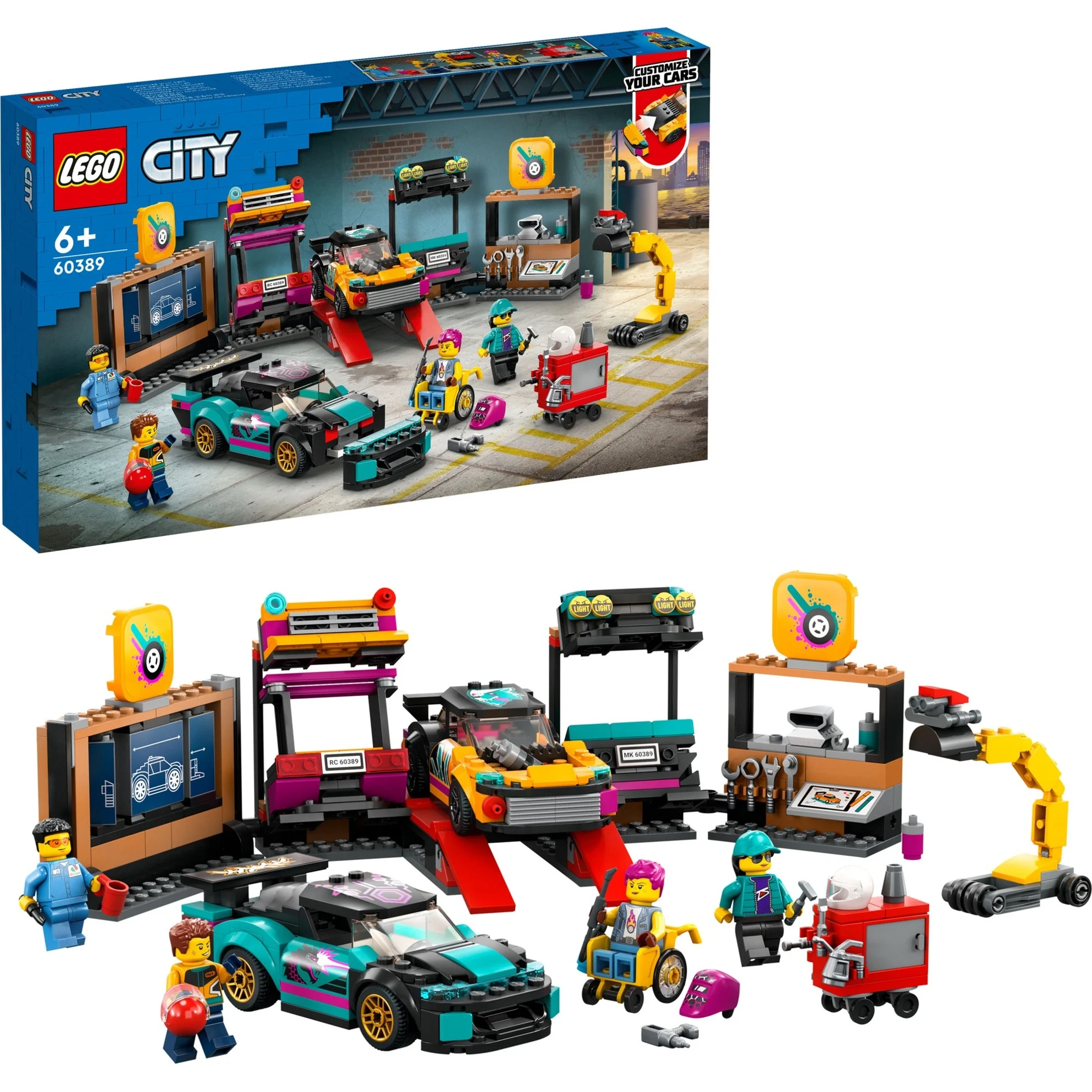 Bild zu Lego City Autowerkstatt (60389) für 34,99€ (Vergleich: 39,45€)