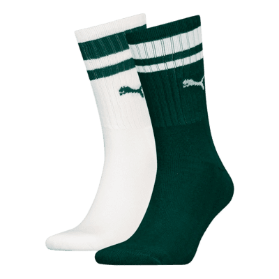 Bild zu 12er Pack Puma Socken Crew Heritage Stripe für 24,99€ (Vergleich: 34€)