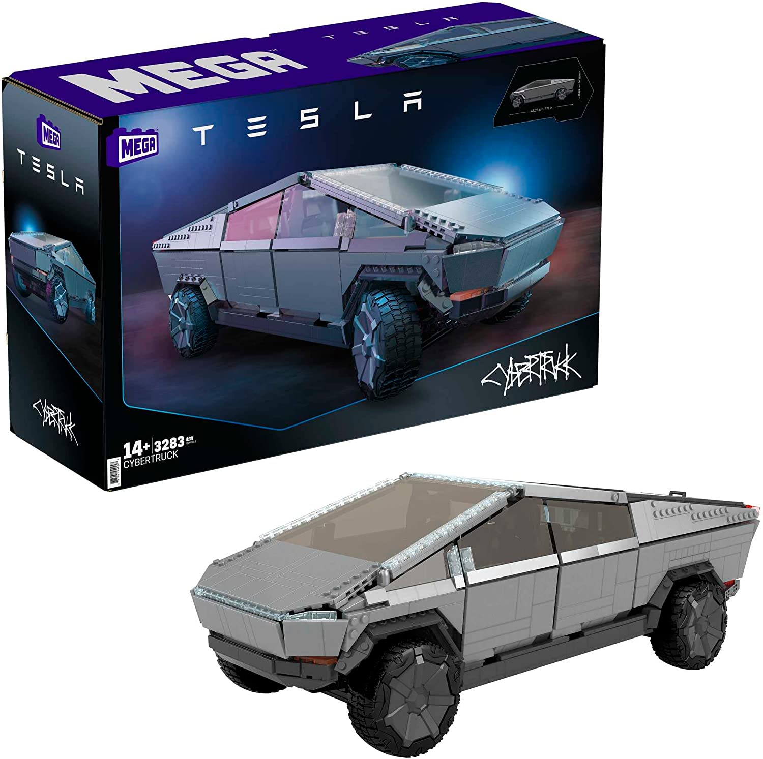 Bild zu Mattel Mega Construx Tesla Cybertruck (GWW84) für 91,69€ (Vergleich: 119,02€)