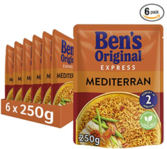 Bild zu 6 x Ben’s Original Express-Reis „Basmati Reis“, „Mexikanisch Scharf“ oder „Mediterran“ ab 6,74€