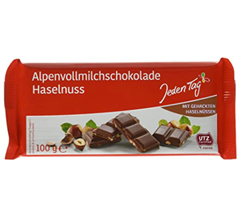 Bild zu Jeden Tag Schokolade, Alpenvollmilch-Nuss, 100 g, 221949 für 59 Cent