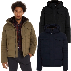 Bild zu Tommy Hilfiger Utility Bomber Jacke in 3 Farben für 119,74€ (VG: 173,94€)