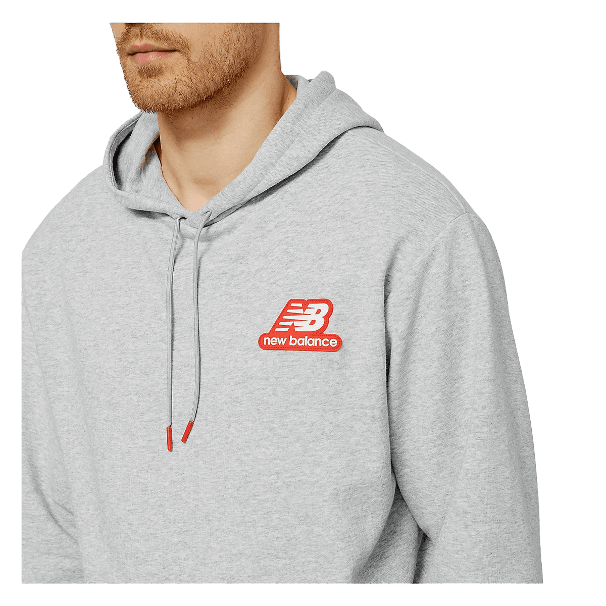 Bild zu New Balance Hoodie Essentials Stacked Rubber für 39,99€ (Vergleich: 45,98€)