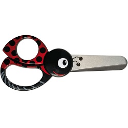 Bild zu 13cm Fiskars Kinder-Tierschere mit Marienkäfermotiv für 2,54€ (Vergleich: 4,26€)