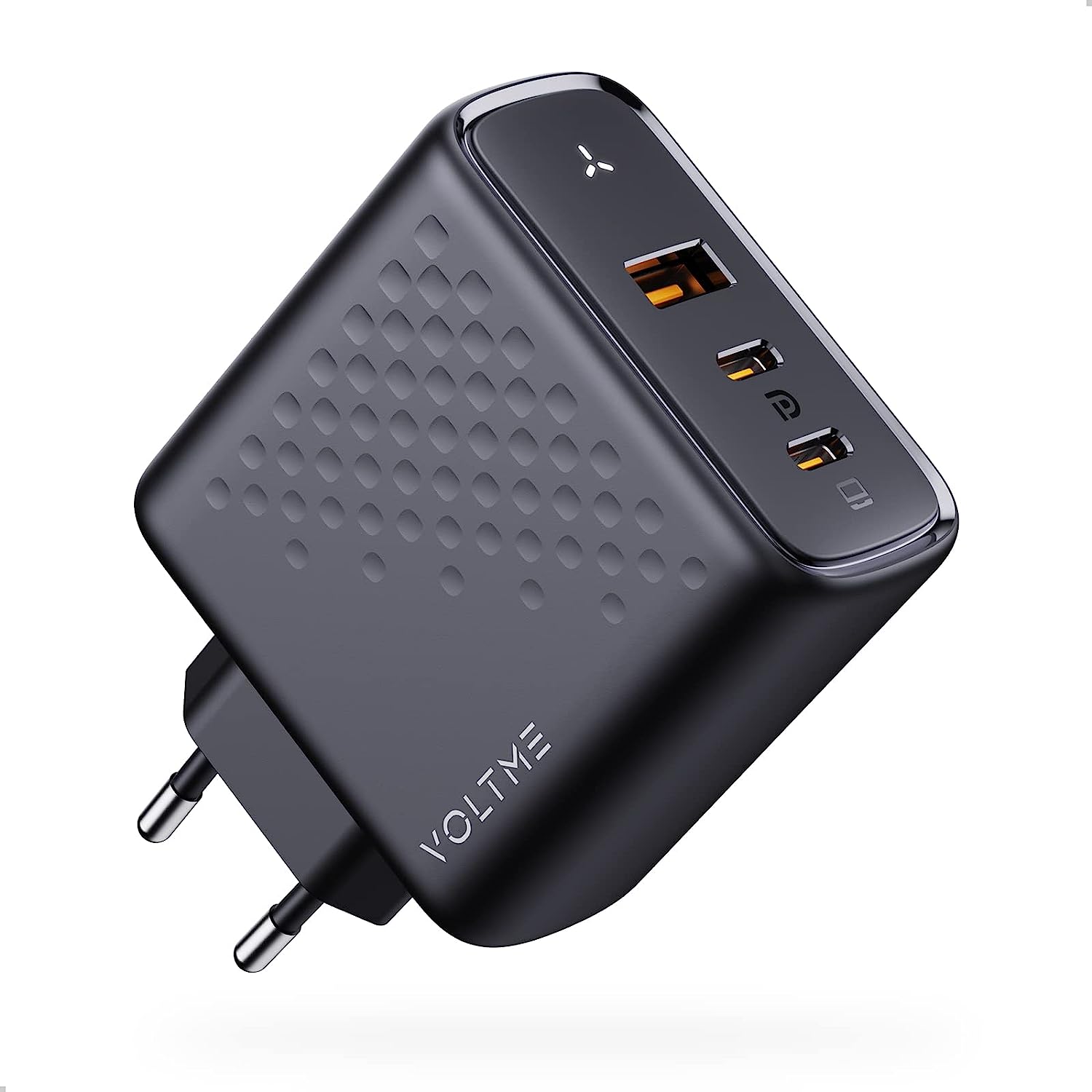 Bild zu 100 Watt VOLTME 3-Port USB-C Schnellladegerät für 39,67€