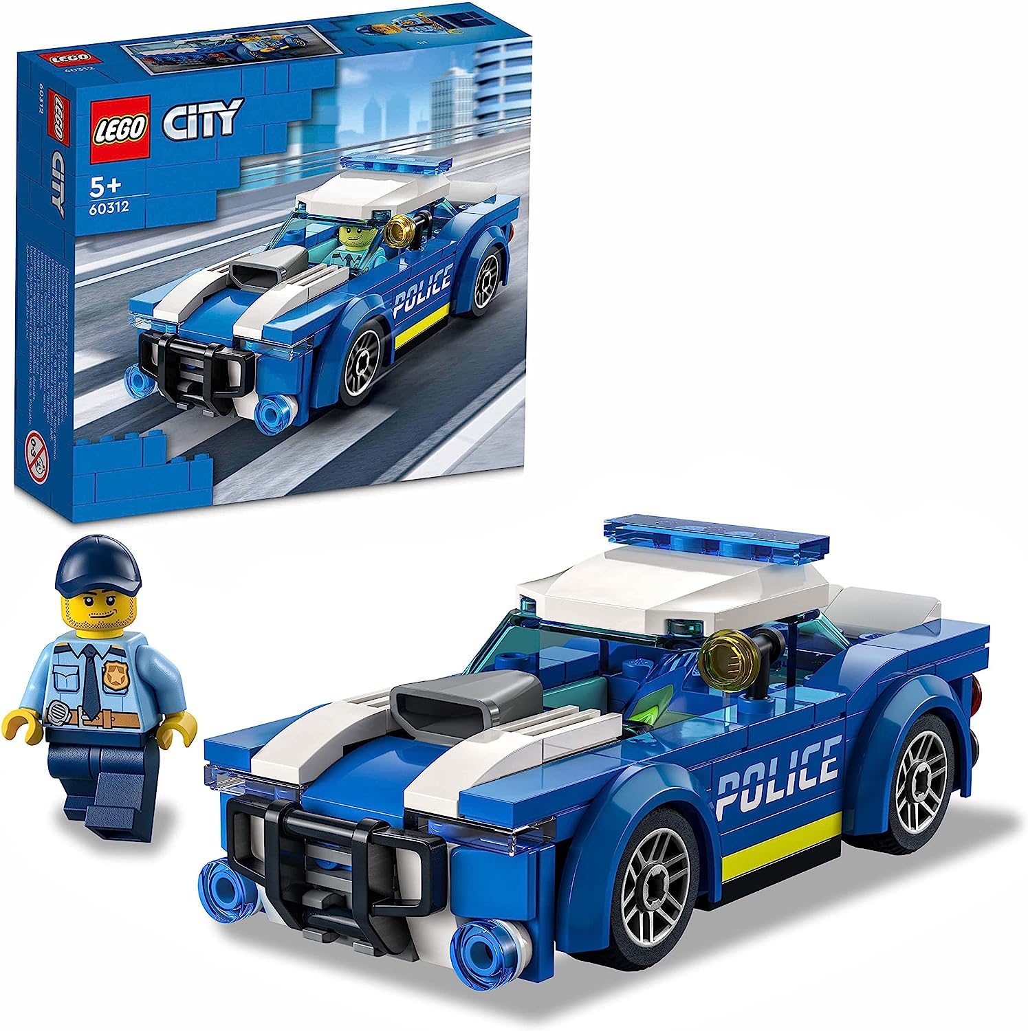 Bild zu Lego City Polizeiauto (60312) für 6,99€ (Vergleich: 10,53€)