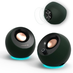CREATIVE Pebble Pro 2.0 Lautsprecher (USB-C, Bluetooth 5.3,  RGB-Beleuchtung, Headset-/Mikrofonanschluss) für 59,99€ (VG: 75,99€) ›