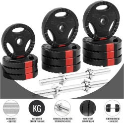 Bild zu Gorilla Sports 30 kg Gripper Kurzhantelset mit Kunststoffüberzug für 43,99€ (statt 54,99€)