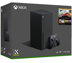 Bild zu Microsoft Xbox Series X schwarz + Forza Horzion 5: Premium Edition für 484,90€ (VG: 548,77€)