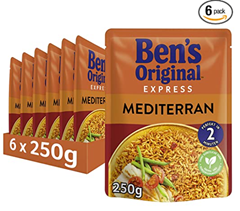 Bild zu Ben’s Original Express-Reis Mediterran (6x250g) für 8,06€ (= 1,33€ pro Packung)