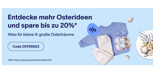 Bild zu eBay: 10-20 % auf Oster-Geschenkideen