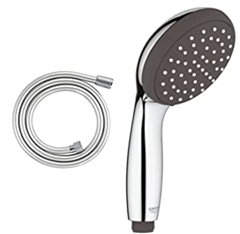 Bild zu Grohe Vitalio Start 100 Handbrause, 1 Strahlart 27940000 + Grohe Brauseschlauch (Silverflex), 1,5m für 24,18€