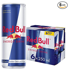 Bild zu Red Bull Energy Drink, 6er Pack, EINWEG (6 x 250ml Dosen) für 5,25€ = 88 Cent je Dose oder 24 Stück für 20,73€