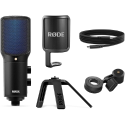 Bild zu [neuer Bestpreis] RØDE NT-USB+ USB-Kondensatormikrofon (SPL max. 118dB, 20Hz-20kHz, mit Tischstativ & Popschutz) für 159€ (VG: 182,62€)