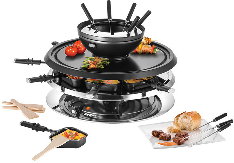 Bild zu 4-in-1 Multi Raclette-Fondue Unold 48726 für 72,99€ (Vergleich: 105,99€)