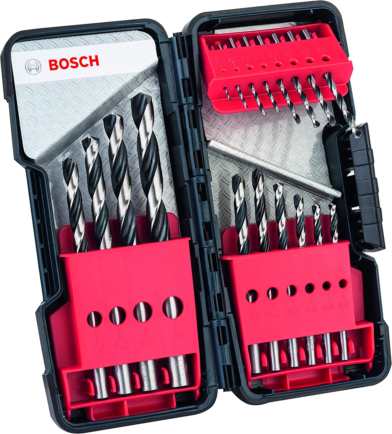 Bild zu 18-teiliges Bosch Metallspiralbohrer-Set PointTeQ ToughBox für 11,35€ (Vergleich: 15,31€)