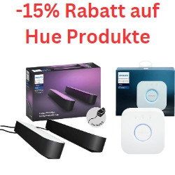 Bild zu [endet heute] PHILIPS Hue White & Col. Amb. Play Doppelpack Lightbar inkl. Netzteil Starter Set für 93,49€ (VG: 149,01€)